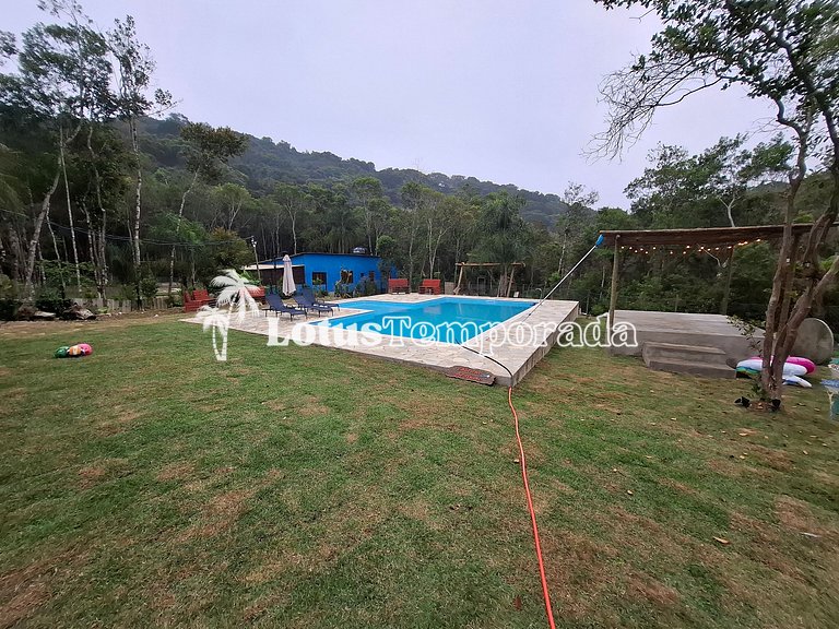 Chácara Completa com Piscina, Natureza e Muito Lazer LT0061