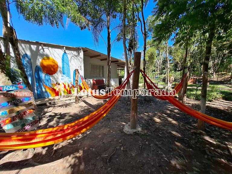 Chácara Completa com Piscina, Natureza e Muito Lazer LT0061