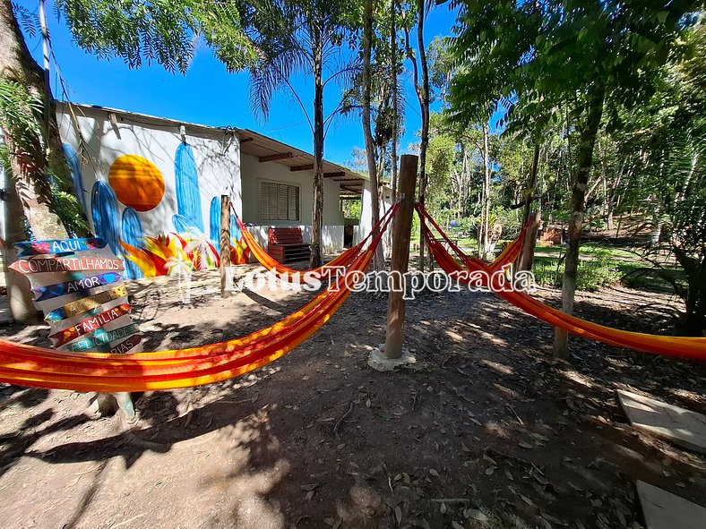 Chácara Completa com Piscina, Natureza e Muito Lazer LT0061