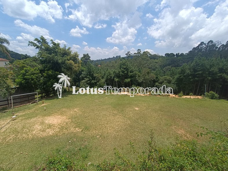 Rancho com Piscina, Sinuca e Vista Incrível LT0046