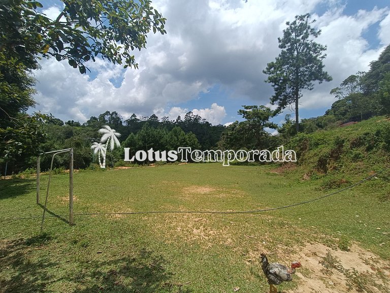 Rancho com Piscina, Sinuca e Vista Incrível LT0046