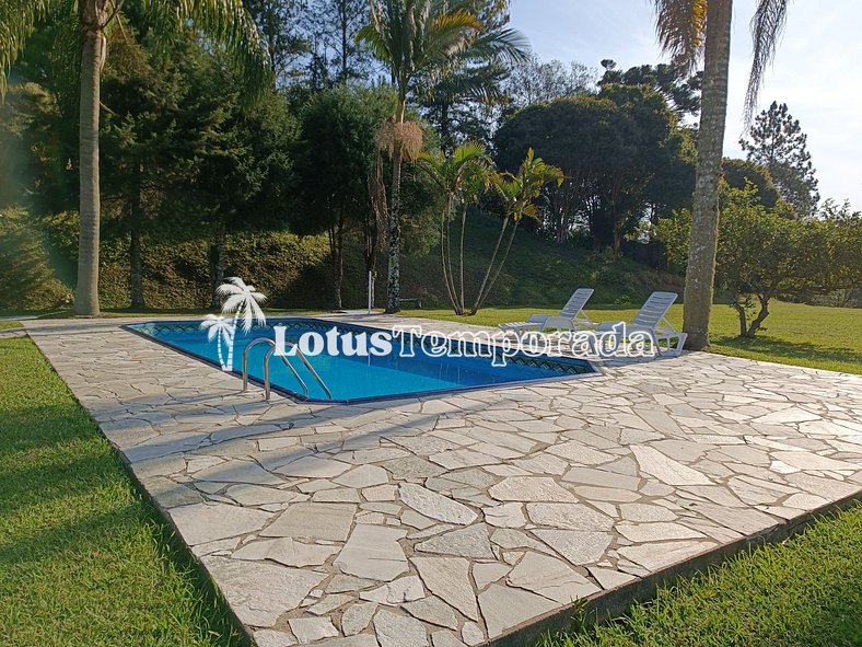 Sítio com Piscina, Área Gourmet e Trilha LT0007